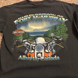 vintage 2003 harley davidson tshirt